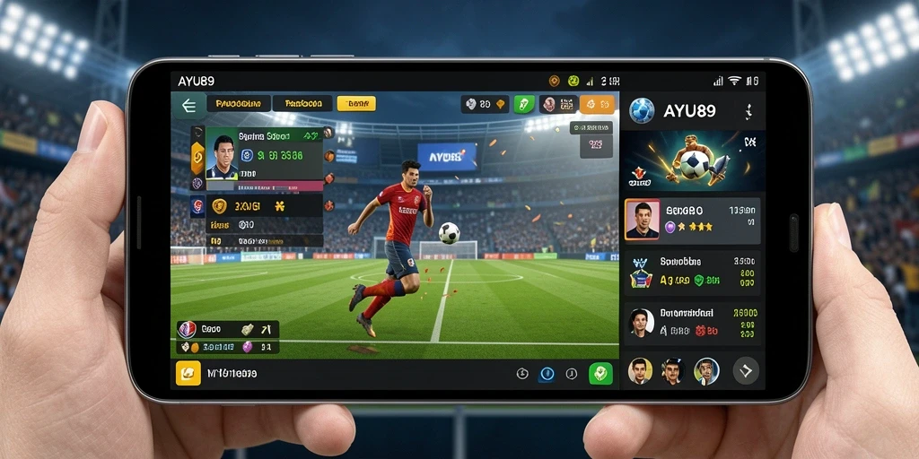 Gameplay AYU89 dengan berbagai pilihan taruhan olahraga.