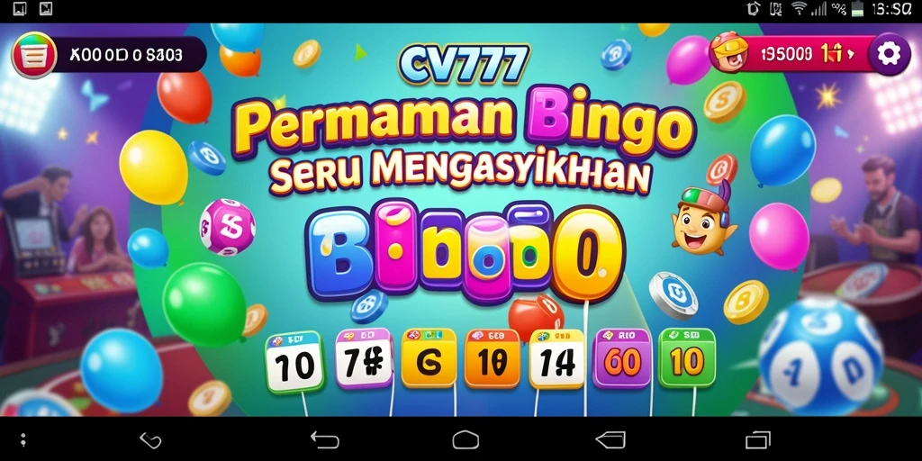 Screenshot utama CV777 menampilkan gameplay seru Bingo.