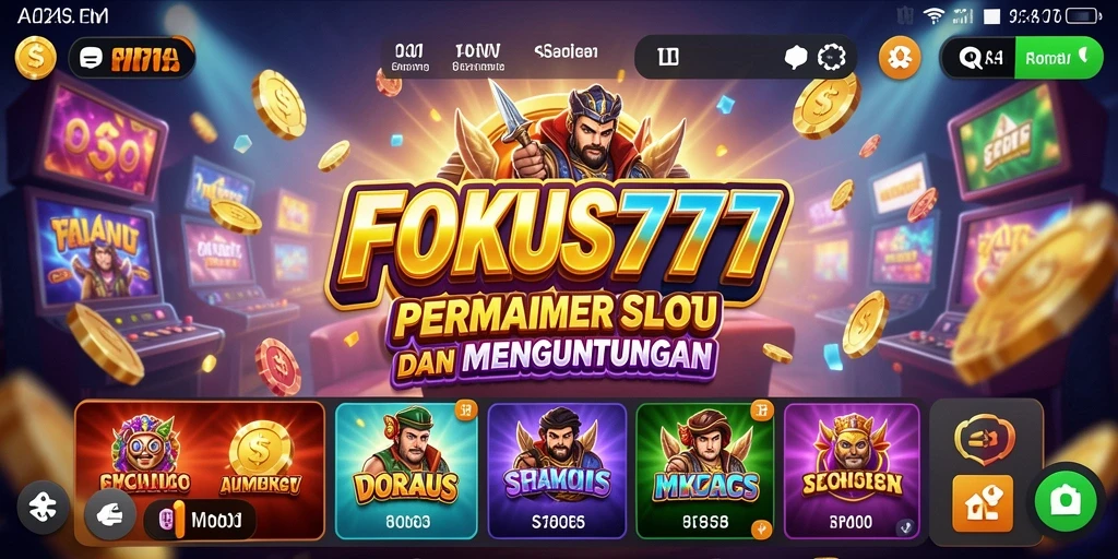 Tampilan menarik dari gameplay FOKUS777 yang penuh aksi slot.