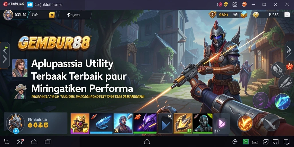 Screenshot GEMBUR88 menampilkan antarmuka pengguna yang ramah dan fitur utilitas yang bermanfaat.