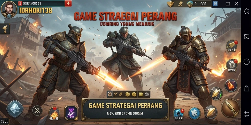 Tampilan gameplay SLG yang seru dan menyenangkan di IDRHOKI138.