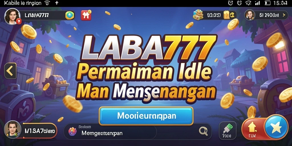 Screenshot LABA777 menunjukkan gameplay Idle yang menarik dan penuh warna.