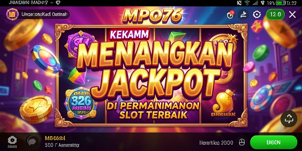 Tampilan gameplay Slot MPO76 yang menarik dan penuh warna.