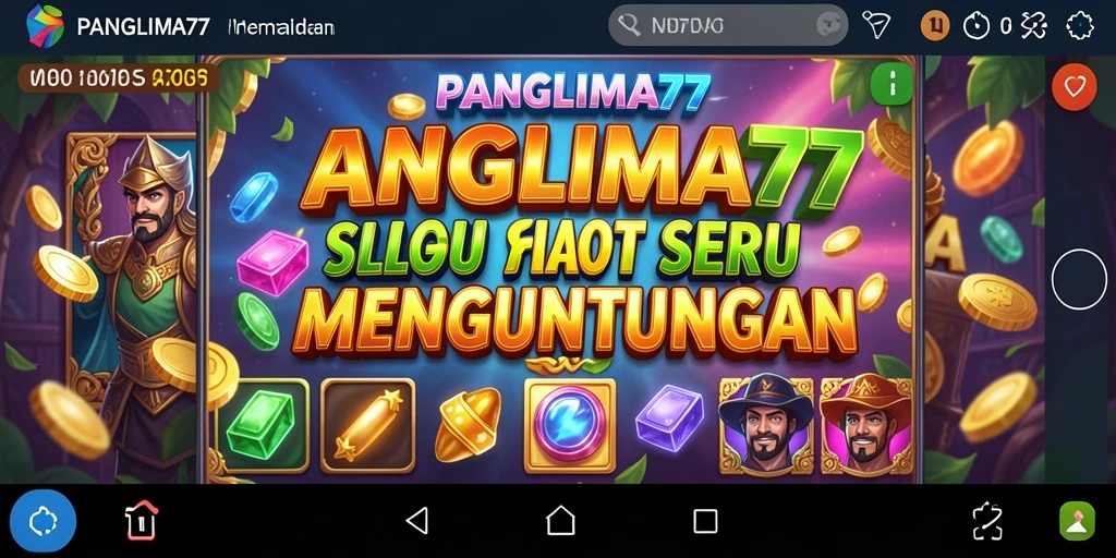 Tampilan gameplay seru dari PANGLIMA77 dengan efek visual yang memukau.