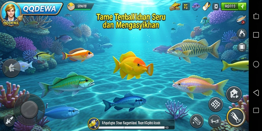 Gameplay seru Tembak Ikan di QQDEWA yang penuh tantangan.