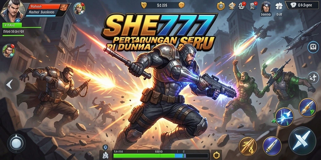 Gameplay seru dari SHE777 dengan pertarungan yang mendebarkan.